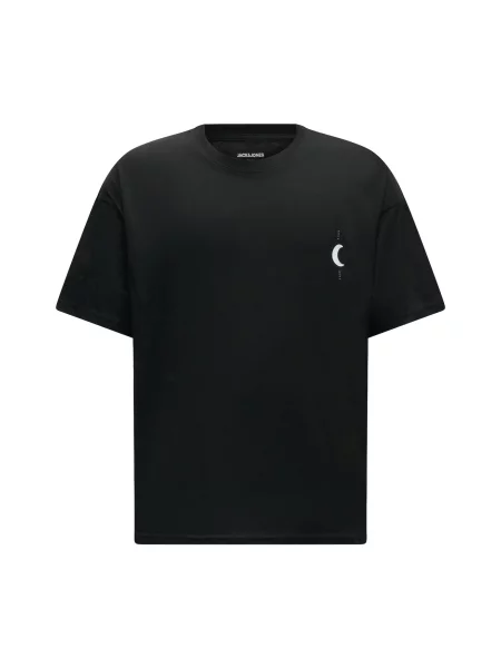 JACK & JONES Tricou JJASTRO negru alb