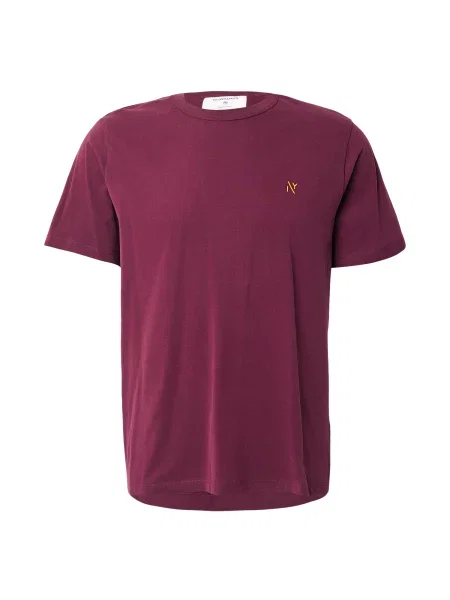 NOWADAYS Tricou galben / bordeaux roșu