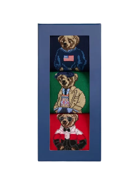 Πλεκτό polo Polo Ralph Lauren με λαιμόκοψη v μπλε