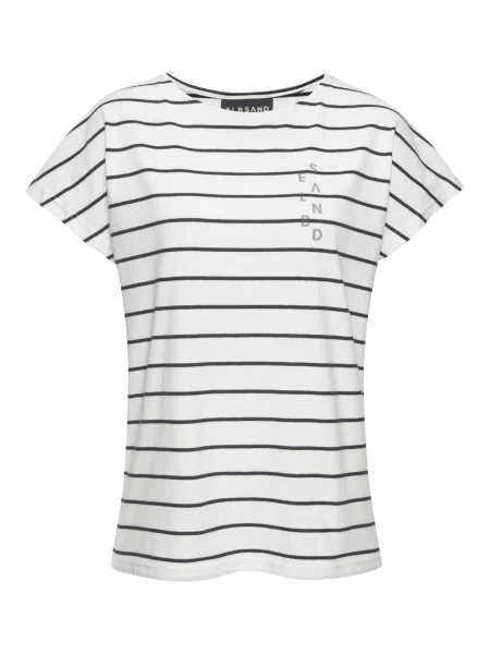 Elbsand Tricou negru alb