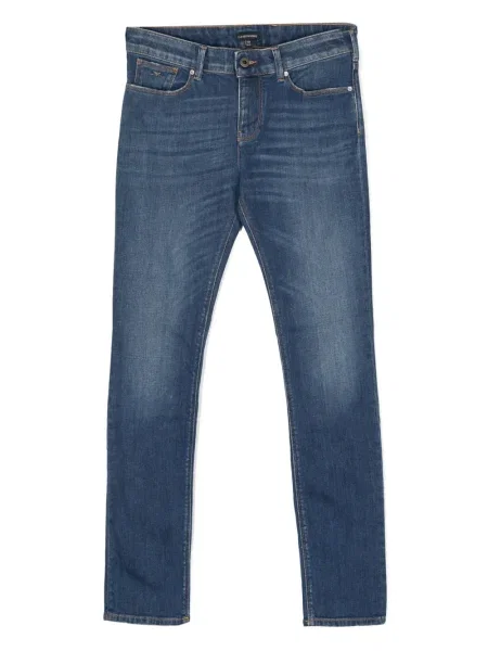 Jeansy dziecięce Emporio Armani niebieskie