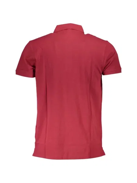 Tricou polo Cavalli Class cu autograf roșu
