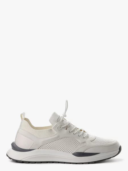 Кожаные кроссовки Leberdes белые