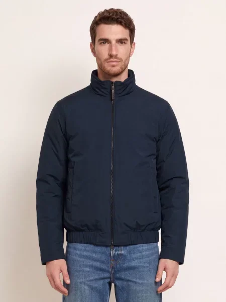 Woolrich Lehká Péřová Bunda Cloud Lewis tmavě modrá