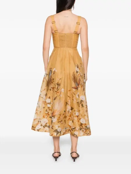 Rochie midi Zimmermann galben