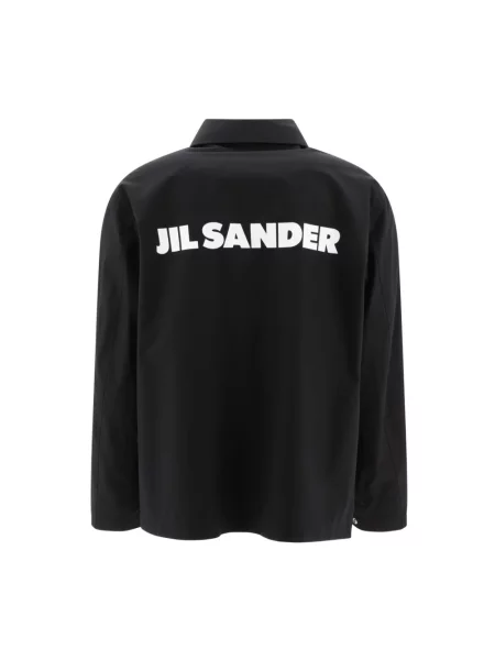 Kurtka Jil Sander z logo czarna