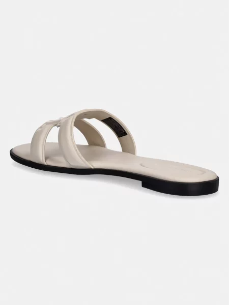 Klapki Tommy Hilfiger beżowe