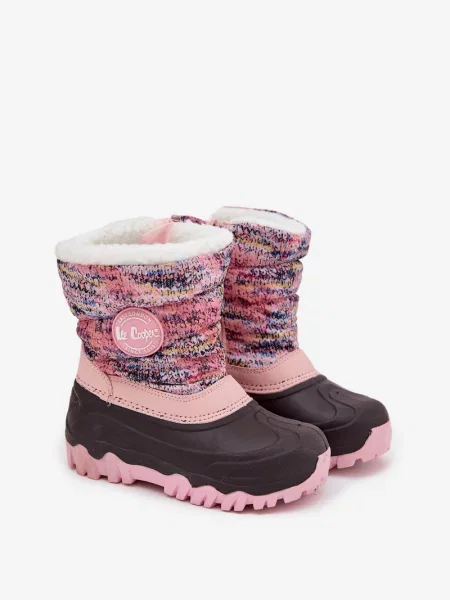 Lee Cooper gyermek hócsizma rózsaszínű. Méret: 34 EU fekete