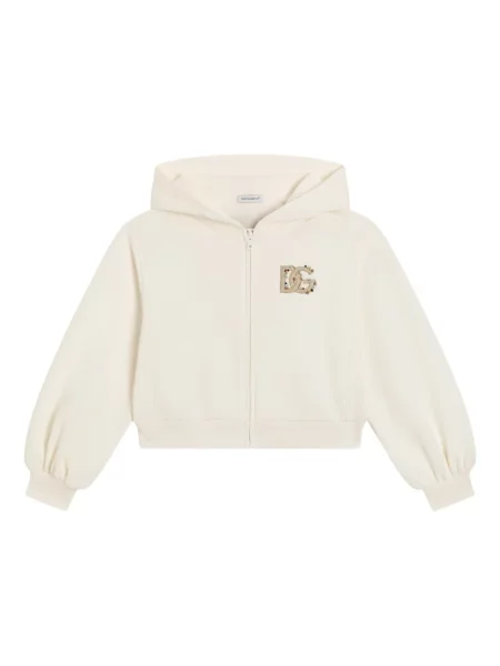 Bluza z kapturem dziecięca Dolce And Gabbana biała