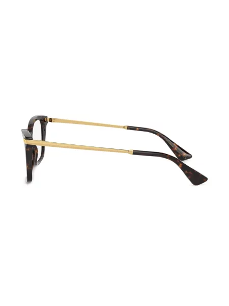 Γυαλιά ηλίου Dolce & Gabbana Eyewear με αυτόγραφο καφέ