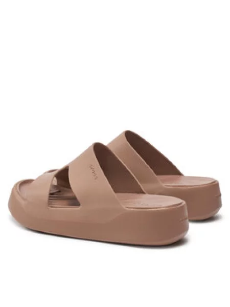 Crocs Šlepetės Getaway Platform H-Strap smėlio