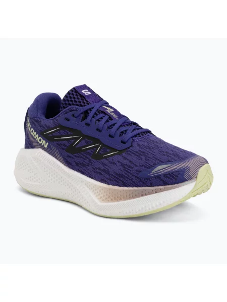 Încălțăminte de alergare pentru femei Salomon Aero Glide 4 deep blue/white/butterfly alb