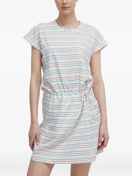 Rochie mini Helly Hansen cu dungi cu cordon alb