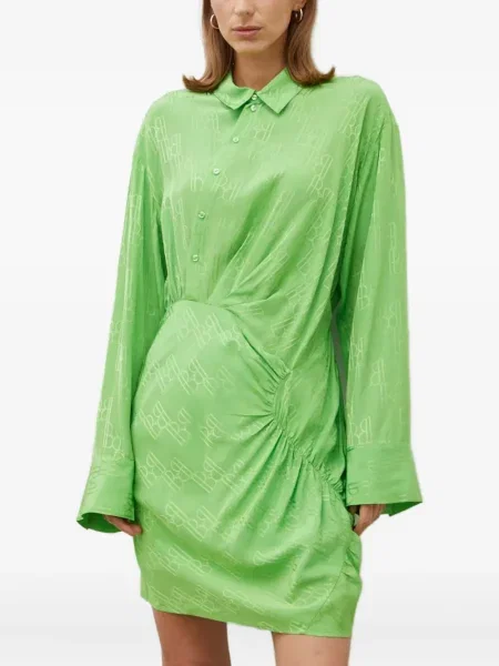 Mała mały sukienka mini Herskind garniturowa zielona