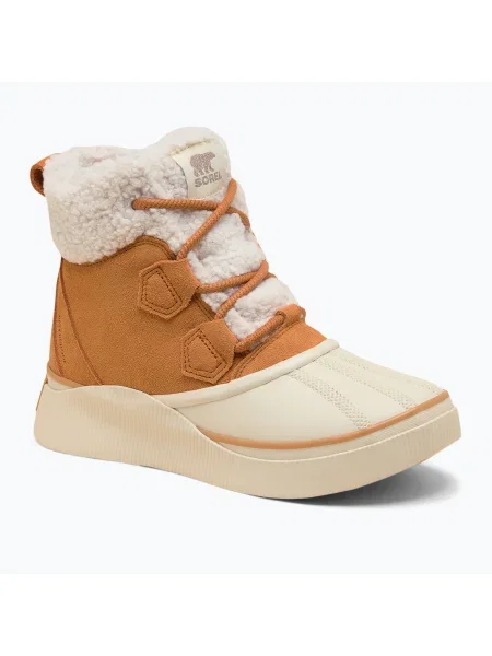 Ghete pentru femei Sorel Out N About IV Chillz Wp canyon gold/honey white alb