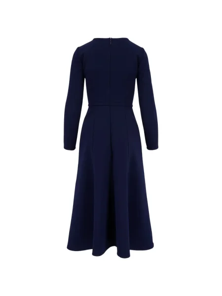 Κοστούμι μίντι φόρεμα Carolina Herrera με φιόγκο με μήκος μέχρι το γόνατο μπλε