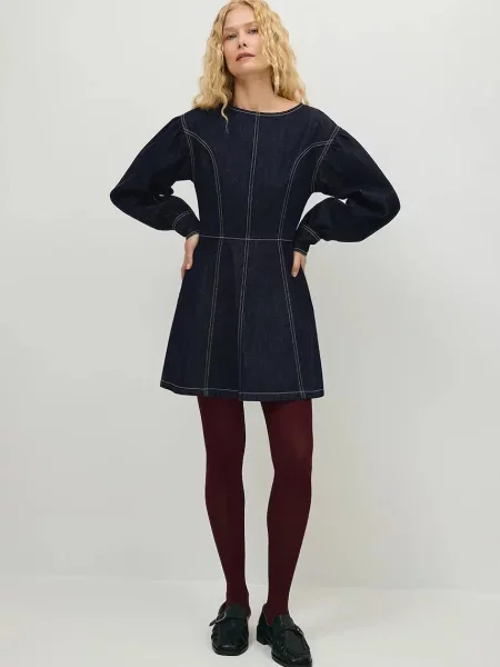 BIZUU rochie din denim ASTI JEANS
