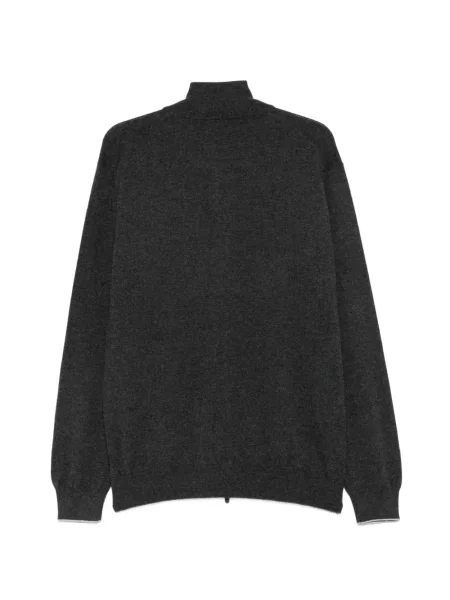 Cardigan Cesare Attolini tricotate gri