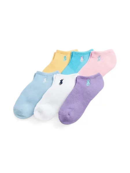 Șosete Polo Ralph Lauren tricotate cu nervuri cu două rânduri de nasturi portocaliu