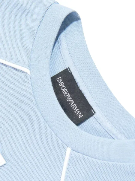 Koszulka dziecięca Emporio Armani niebieska