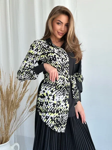 Сорочка ISSA Plus чорний