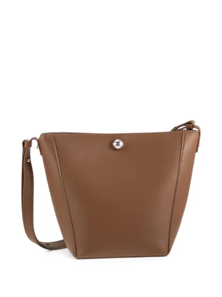 Geantă de călătorie Weekend Max Mara din piele maro