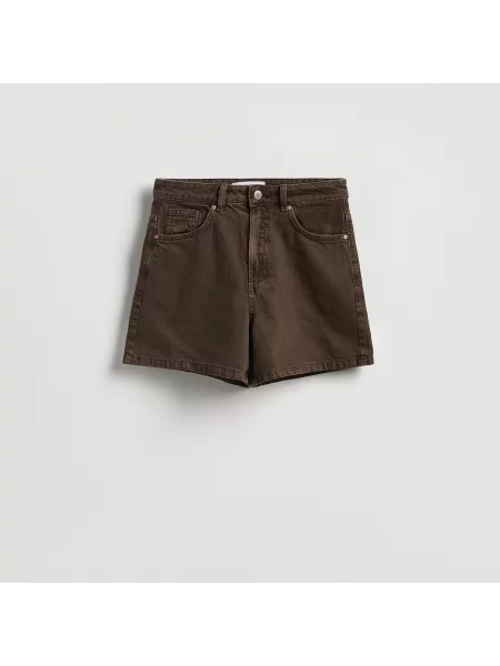 Reserved Farmer rövidnadrág dark grey jeans szürke