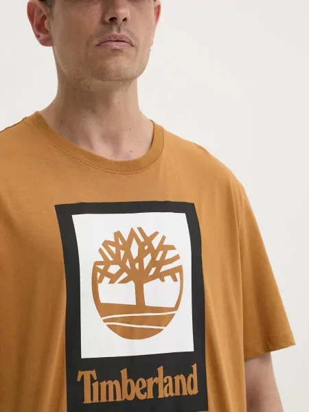 Tricou Timberland scurt galben