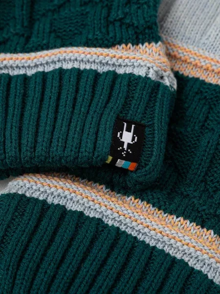 Рукавички Smartwool Popcorn Cable зелений