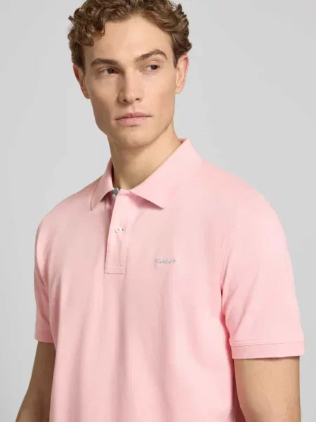 Koszulka polo o kroju regular fit z wyhaftowanym logo Gant