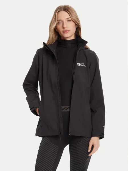 Яке за спортове на открито Jack Wolfskin Trailtime 2L черно