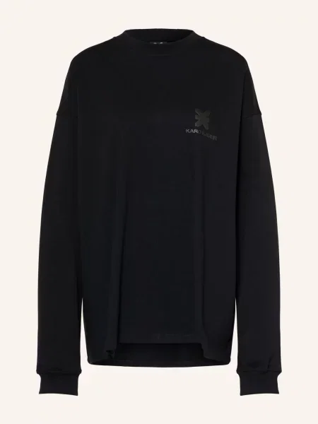 Karo Kauer Bluza schwarz czarna