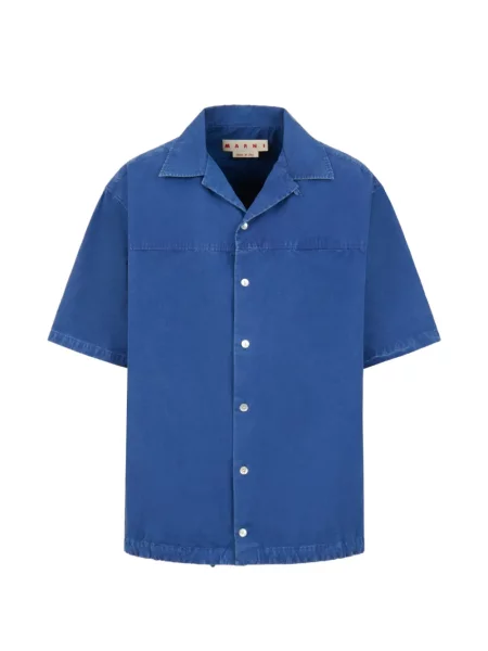 S límcem košile Marni s autogramem modrá