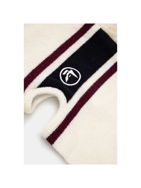 AMBUSH kominiarka Fringe Knit Balaclava beżowy