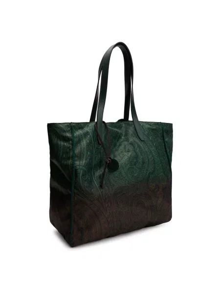 Torebka Etro z wzorem paisley zielona