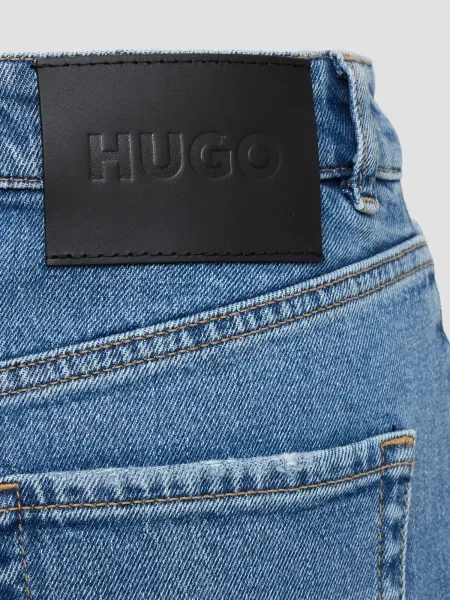 Джинсова спідниця Hugo блакитна