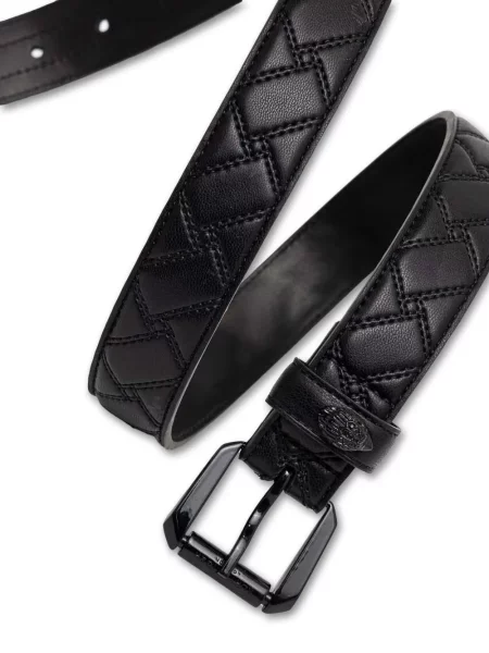 Ватиран препасан колан Kurt Geiger London черно