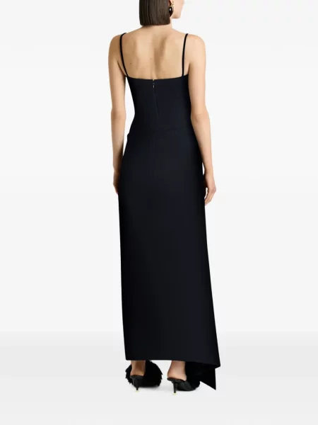 Lung rochie Givenchy din crep negru