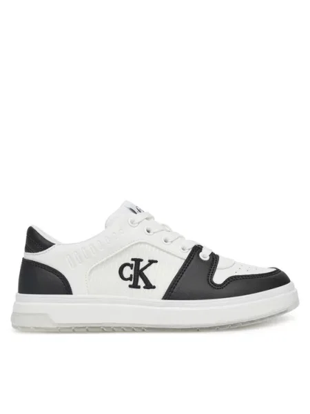 Calvin Klein Jeans Αθλητικά Low Cut Lace-Up Sneaker S λευκό