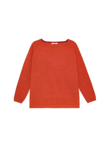 Sweter Maliparmi pomarańczowy