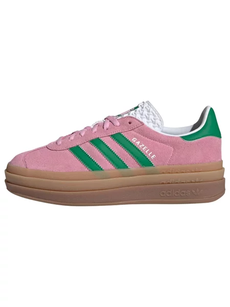 Adidas Originals sneakers din piele întoarsă Gazelle Bold roz