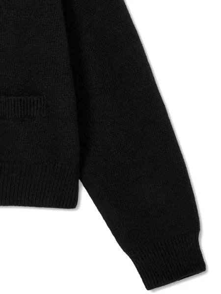 Cardigan Studio Tomboy cu broderie negru