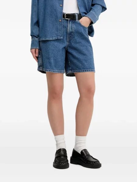 Pantaloni scurți din denim Dickies albastru