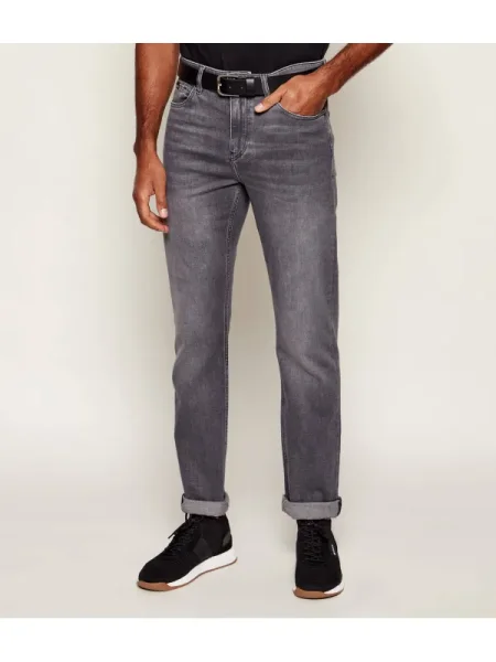 BOSS Jeans H-Delaware gri denim negru