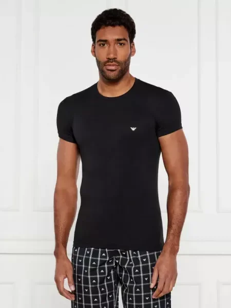 Emporio Armani Tricou | stretch negru