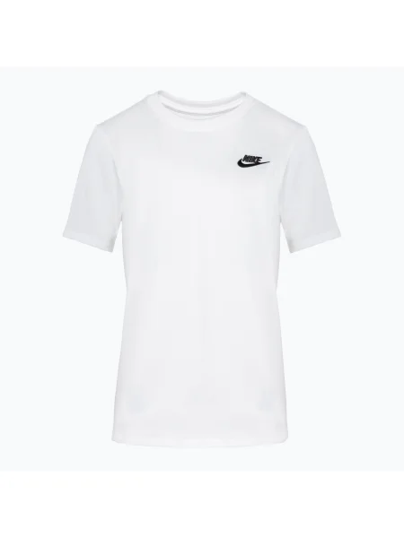 Nike Sportswear Club Essentials női póló fehér/fekete. Méret: L fehér
