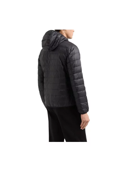 Kompaktowa kurtka puchowa Emporio Armani Ea7 czarna
