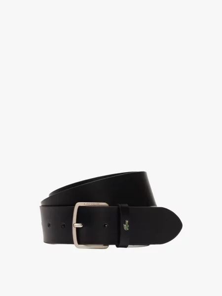 Ремінь Lacoste чорний