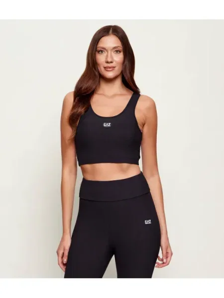 Cropp top Ea7 negru