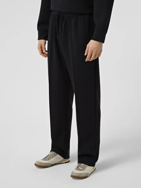 Джогери Armani Exchange темно-синій поліестер/модал сині